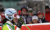 Third placed Kathrin Hoelzl of Germany reacts in finish of second run of Women giant slalom race of Audi FIS alpine skiing World Cup in Semmering, Austria. Giant slalom race of Women Audi FIS Alpine skiing World Cup 2010-11, was held on Tuesday, 28th of December 2010, in Semmering, Austria.
