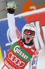 Winner Tessa Worley of France reacts in finish of second run of Women giant slalom race of Audi FIS alpine skiing World Cup in Semmering, Austria. Giant slalom race of Women Audi FIS Alpine skiing World Cup 2010-11, was held on Tuesday, 28th of December 2010, in Semmering, Austria.
