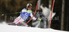 Kathrin Zettel of Austria skiing in first run of Women slalom race of Audi FIS alpine skiing World Cup in Semmering, Austria. Slalom race of Women Audi FIS Alpine skiing World Cup 2010-11, was held on Wednesday, 29th of December 2010, in Semmering, Austria.
