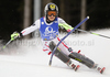 Kathrin Zettel of Austria skiing in first run of Women slalom race of Audi FIS alpine skiing World Cup in Semmering, Austria. Slalom race of Women Audi FIS Alpine skiing World Cup 2010-11, was held on Wednesday, 29th of December 2010, in Semmering, Austria.
