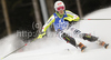 Christina Geiger of Germany skiing in first run of Women slalom race of Audi FIS alpine skiing World Cup in Semmering, Austria. Slalom race of Women Audi FIS Alpine skiing World Cup 2010-11, was held on Wednesday, 29th of December 2010, in Semmering, Austria.
