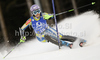Tina Maze of Slovenia skiing in first run of Women slalom race of Audi FIS alpine skiing World Cup in Semmering, Austria. Slalom race of Women Audi FIS Alpine skiing World Cup 2010-11, was held on Wednesday, 29th of December 2010, in Semmering, Austria.
