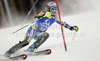 Tina Maze of Slovenia skiing in first run of Women slalom race of Audi FIS alpine skiing World Cup in Semmering, Austria. Slalom race of Women Audi FIS Alpine skiing World Cup 2010-11, was held on Wednesday, 29th of December 2010, in Semmering, Austria.
