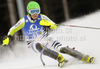 Katharina Duerr of Germany skiing in first run of Women slalom race of Audi FIS alpine skiing World Cup in Semmering, Austria. Slalom race of Women Audi FIS Alpine skiing World Cup 2010-11, was held on Wednesday, 29th of December 2010, in Semmering, Austria.
