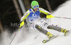 Katharina Duerr of Germany skiing in first run of Women slalom race of Audi FIS alpine skiing World Cup in Semmering, Austria. Slalom race of Women Audi FIS Alpine skiing World Cup 2010-11, was held on Wednesday, 29th of December 2010, in Semmering, Austria.
