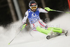 Elisabeth Goergl of Austria skiing in first run of Women slalom race of Audi FIS alpine skiing World Cup in Semmering, Austria. Slalom race of Women Audi FIS Alpine skiing World Cup 2010-11, was held on Wednesday, 29th of December 2010, in Semmering, Austria.
