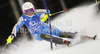 Frida Hansdotter of Sweden skiing in first run of Women slalom race of Audi FIS alpine skiing World Cup in Semmering, Austria. Slalom race of Women Audi FIS Alpine skiing World Cup 2010-11, was held on Wednesday, 29th of December 2010, in Semmering, Austria.
