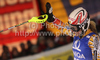 Erin Mielzynski of Canada reacts in finish of second run of Women slalom race of Audi FIS alpine skiing World Cup in Semmering, Austria. Slalom race of Women Audi FIS Alpine skiing World Cup 2010-11, was held on Wednesday, 29th of December 2010, in Semmering, Austria.
