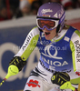Second placed Maria Riesch of Germany reacts in finish of second run of Women slalom race of Audi FIS alpine skiing World Cup in Semmering, Austria. Slalom race of Women Audi FIS Alpine skiing World Cup 2010-11, was held on Wednesday, 29th of December 2010, in Semmering, Austria.
