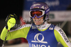 Second placed Maria Riesch of Germany reacts in finish of second run of Women slalom race of Audi FIS alpine skiing World Cup in Semmering, Austria. Slalom race of Women Audi FIS Alpine skiing World Cup 2010-11, was held on Wednesday, 29th of December 2010, in Semmering, Austria.
