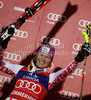 Winner Marlies Schild of Austria celebrates her medal won in Women slalom race of Audi FIS alpine skiing World Cup in Semmering, Austria. Slalom race of Women Audi FIS Alpine skiing World Cup 2010-11, was held on Wednesday, 29th of December 2010, in Semmering, Austria.
