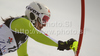 Christina Geiger of Germany skiing in first run of Women slalom race of Audi FIS alpine skiing World Cup in Zagreb, Croatia. Slalom race of Women Audi FIS Alpine skiing World Cup 2010-11, was held on Tuesday, 4th of January 2011, in Sljeme above Zagreb, Croatia.

