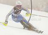 Frida Hansdotter of Sweden skiing in first run of Women slalom race of Audi FIS alpine skiing World Cup in Zagreb, Croatia. Slalom race of Women Audi FIS Alpine skiing World Cup 2010-11, was held on Tuesday, 4th of January 2011, in Sljeme above Zagreb, Croatia.
