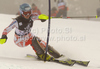 Sanni Leinonen of Finland skiing in first run of Women slalom race of Audi FIS alpine skiing World Cup in Zagreb, Croatia. Slalom race of Women Audi FIS Alpine skiing World Cup 2010-11, was held on Tuesday, 4th of January 2011, in Sljeme above Zagreb, Croatia.
