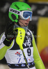 Katharina Duerr of Germany reacts in finish of second run of Women slalom race of Audi FIS alpine skiing World Cup in Zagreb, Croatia. Slalom race of Women Audi FIS Alpine skiing World Cup 2010-11, was held on Tuesday, 4th of January 2011, in Sljeme above Zagreb, Croatia.
