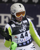 Barbara Wirth of Germany reacts in finish of second run of Women slalom race of Audi FIS alpine skiing World Cup in Zagreb, Croatia. Slalom race of Women Audi FIS Alpine skiing World Cup 2010-11, was held on Tuesday, 4th of January 2011, in Sljeme above Zagreb, Croatia.
