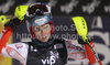 Sanni Leinonen of Finland reacts in finish of second run of Women slalom race of Audi FIS alpine skiing World Cup in Zagreb, Croatia. Slalom race of Women Audi FIS Alpine skiing World Cup 2010-11, was held on Tuesday, 4th of January 2011, in Sljeme above Zagreb, Croatia.
