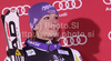 Second placed Maria Riesch of Germany celebrates her medal won in Women slalom race of Audi FIS alpine skiing World Cup in Zagreb, Croatia. Slalom race of Women Audi FIS Alpine skiing World Cup 2010-11, was held on Tuesday, 4th of January 2011, in Sljeme above Zagreb, Croatia.
