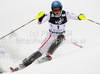 Benjamin Raich of Austria skiing in first run of Men slalom race of Audi FIS alpine skiing World Cup in Zagreb, Croatia. Slalom race of Men Audi FIS Alpine skiing World Cup 2010-11, was held on Thursday, 6th of January 2011, in Sljeme above Zagreb, Croatia.
