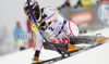 Reinfried Herbst of Austria skiing in first run of Men slalom race of Audi FIS alpine skiing World Cup in Zagreb, Croatia. Slalom race of Men Audi FIS Alpine skiing World Cup 2010-11, was held on Thursday, 6th of January 2011, in Sljeme above Zagreb, Croatia.
