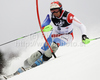 Silvan Zurbriggen of Switzerland skiing in first run of Men slalom race of Audi FIS alpine skiing World Cup in Zagreb, Croatia. Slalom race of Men Audi FIS Alpine skiing World Cup 2010-11, was held on Thursday, 6th of January 2011, in Sljeme above Zagreb, Croatia.
