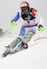 Silvan Zurbriggen of Switzerland skiing in first run of Men slalom race of Audi FIS alpine skiing World Cup in Zagreb, Croatia. Slalom race of Men Audi FIS Alpine skiing World Cup 2010-11, was held on Thursday, 6th of January 2011, in Sljeme above Zagreb, Croatia.
