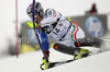 Manfred Moelgg of Italy skiing in first run of Men slalom race of Audi FIS alpine skiing World Cup in Zagreb, Croatia. Slalom race of Men Audi FIS Alpine skiing World Cup 2010-11, was held on Thursday, 6th of January 2011, in Sljeme above Zagreb, Croatia.
