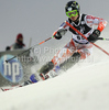 Victor Malmstrom of Finland skiing in first run of Men slalom race of Audi FIS alpine skiing World Cup in Zagreb, Croatia. Slalom race of Men Audi FIS Alpine skiing World Cup 2010-11, was held on Thursday, 6th of January 2011, in Sljeme above Zagreb, Croatia.
