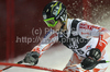 Victor Malmstrom of Finland skiing in first run of Men slalom race of Audi FIS alpine skiing World Cup in Zagreb, Croatia. Slalom race of Men Audi FIS Alpine skiing World Cup 2010-11, was held on Thursday, 6th of January 2011, in Sljeme above Zagreb, Croatia.
