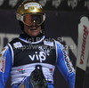 Third placed Mattias Hargin of Sweden reacts in finish of second run of Men slalom race of Audi FIS alpine skiing World Cup in Zagreb, Croatia. Slalom race of Men Audi FIS Alpine skiing World Cup 2010-11, was held on Thursday, 6th of January 2011, in Sljeme above Zagreb, Croatia.
