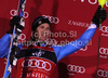 Winner Andre Myhrer of Sweden celebrates his medal won in Men slalom race of Audi FIS alpine skiing World Cup in Zagreb, Croatia. Slalom race of Men Audi FIS Alpine skiing World Cup 2010-11, was held on Thursday, 6th of January 2011, in Sljeme above Zagreb, Croatia.
