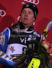 Third placed Mattias Hargin of Sweden celebrates his medal won in Men slalom race of Audi FIS alpine skiing World Cup in Zagreb, Croatia. Slalom race of Men Audi FIS Alpine skiing World Cup 2010-11, was held on Thursday, 6th of January 2011, in Sljeme above Zagreb, Croatia.
