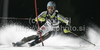 Susanne Riesch of Germany skiing in first run of Women night slalom race of Audi FIS alpine skiing World Cup in Flachau, Austria. Slalom race of Women Audi FIS Alpine skiing World Cup 2010-11, was held on Tuesday, 11th of January 2011, in Flachau, Austria.
