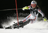 Nastasia Noens of France skiing in first run of Women night slalom race of Audi FIS alpine skiing World Cup in Flachau, Austria. Slalom race of Women Audi FIS Alpine skiing World Cup 2010-11, was held on Tuesday, 11th of January 2011, in Flachau, Austria.
