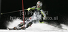Christina Geiger of Germany skiing in first run of Women night slalom race of Audi FIS alpine skiing World Cup in Flachau, Austria. Slalom race of Women Audi FIS Alpine skiing World Cup 2010-11, was held on Tuesday, 11th of January 2011, in Flachau, Austria.
