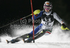 Manuela Moelgg of Italy skiing in first run of Women night slalom race of Audi FIS alpine skiing World Cup in Flachau, Austria. Slalom race of Women Audi FIS Alpine skiing World Cup 2010-11, was held on Tuesday, 11th of January 2011, in Flachau, Austria.
