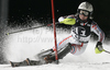Tessa Worley of France skiing in first run of Women night slalom race of Audi FIS alpine skiing World Cup in Flachau, Austria. Slalom race of Women Audi FIS Alpine skiing World Cup 2010-11, was held on Tuesday, 11th of January 2011, in Flachau, Austria.
