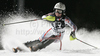 Tessa Worley of France skiing in first run of Women night slalom race of Audi FIS alpine skiing World Cup in Flachau, Austria. Slalom race of Women Audi FIS Alpine skiing World Cup 2010-11, was held on Tuesday, 11th of January 2011, in Flachau, Austria.
