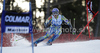 Tina Maze of Slovenia skiing in first run of Women giant slalom race of Audi FIS alpine skiing World Cup in Maribor, Slovenia. Giant slalom race of Women Audi FIS Alpine skiing World Cup 2010-11, was held on Saturday, 15th of January 2011, in Maribor, Slovenia.
