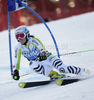 Kathrin Hoelzl of Germany skiing in first run of Women giant slalom race of Audi FIS alpine skiing World Cup in Maribor, Slovenia. Giant slalom race of Women Audi FIS Alpine skiing World Cup 2010-11, was held on Saturday, 15th of January 2011, in Maribor, Slovenia.
