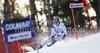 Kathrin Zettel of Austria skiing in first run of Women giant slalom race of Audi FIS alpine skiing World Cup in Maribor, Slovenia. Giant slalom race of Women Audi FIS Alpine skiing World Cup 2010-11, was held on Saturday, 15th of January 2011, in Maribor, Slovenia.

