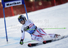 Kathrin Zettel of Austria skiing in first run of Women giant slalom race of Audi FIS alpine skiing World Cup in Maribor, Slovenia. Giant slalom race of Women Audi FIS Alpine skiing World Cup 2010-11, was held on Saturday, 15th of January 2011, in Maribor, Slovenia.
