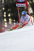 Tanja Poutiainen of Finland skiing in first run of Women giant slalom race of Audi FIS alpine skiing World Cup in Maribor, Slovenia. Giant slalom race of Women Audi FIS Alpine skiing World Cup 2010-11, was held on Saturday, 15th of January 2011, in Maribor, Slovenia.
