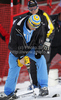 FIS official Atle Skardal inspecting course before race got canceled during first run of Women giant slalom race of Audi FIS alpine skiing World Cup in Maribor, Slovenia. Giant slalom race of Women Audi FIS Alpine skiing World Cup 2010-11, was held on Saturday, 15th of January 2011, in Maribor, Slovenia.
