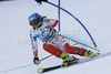 Tanja Poutiainen of Finland skiing in first run of Women giant slalom race of Audi FIS alpine skiing World Cup in Maribor, Slovenia. Giant slalom race of Women Audi FIS Alpine skiing World Cup 2010-11, was held on Saturday, 15th of January 2011, in Maribor, Slovenia.
