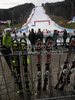 Racers are getting ready to leave after Women slalom race of Audi FIS alpine skiing World Cup in Maribor, Slovenia got canceled. Slalom race of Women Audi FIS Alpine skiing World Cup 2010-11, was planned to be held on Sunday, 16th of January 2011, in Maribor, Slovenia.
