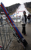 Racers are getting ready to leave after Women slalom race of Audi FIS alpine skiing World Cup in Maribor, Slovenia got canceled. Slalom race of Women Audi FIS Alpine skiing World Cup 2010-11, was planned to be held on Sunday, 16th of January 2011, in Maribor, Slovenia.

