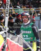 Aksel Lund Svindal (NOR) reacts in the finish area after competing in the 2011 Hahnenkamm Super Giant Slalom race (Super G)part of  Audi FIS World Cup races in Kitzbuhel Austria.
