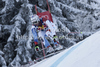 Tobias Gruenenfelder (SUI) speeds down the course competing in the 71st Hahnenkamm downhill race part of  Audi FIS World Cup races in Kitzbuhel Austria.
