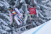 Johan Clarey (FRA) speeds down the course competing in the 71st Hahnenkamm downhill race part of  Audi FIS World Cup races in Kitzbuhel Austria.
